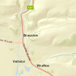 Braunton Street Map