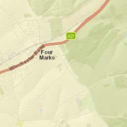 Four Marks Street Map