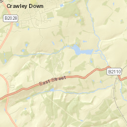 Crawley Down Street Map