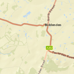 Biddenden Street Map