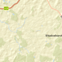 Shadoxhurst Street Map