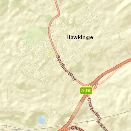 Hawkinge Street Map