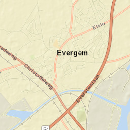 Evergem Street Map