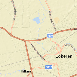Lokeren Street Map