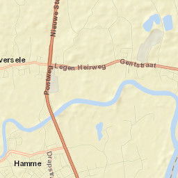 Hamme Street Map