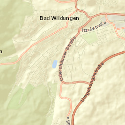 Bad Wildungen Street Map