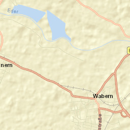 Wabern Street Map