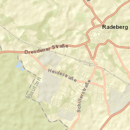 Radeberg Street Map