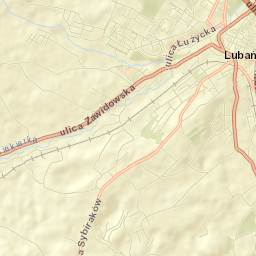 Lubań Street Map