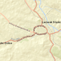 Lwówek Śląski Street Map