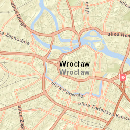 Rejon placu Świętego Macieja Street Map