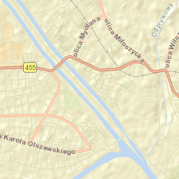 Biskupin Street Map