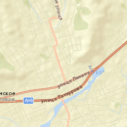 Aginskoye Street Map