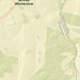 Middle Winterslow Street Map