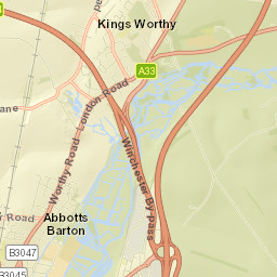 Kings Worthy Street Map