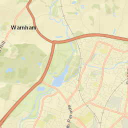 Warnham Street Map