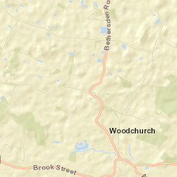 Woodchurch Street Map