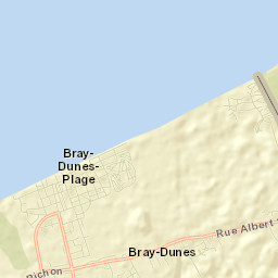 Bray-Dunes Street Map