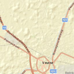 Veurne Street Map