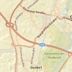 Grevenbroich Street Map