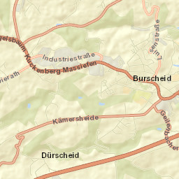 Burscheid Street Map