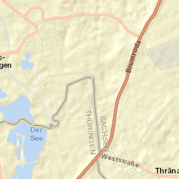 Regis-Breitingen Street Map