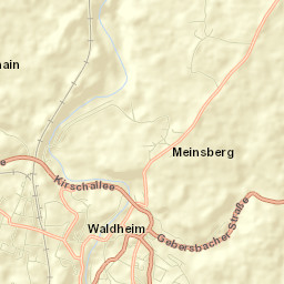 Waldheim Street Map
