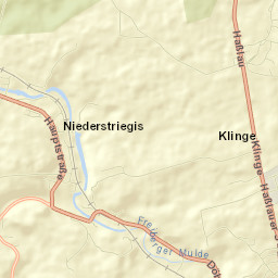 Niederstriegis Street Map