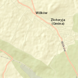 Wilków Street Map