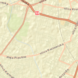Grabiszyn Street Map