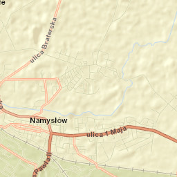 Namysłów Street Map