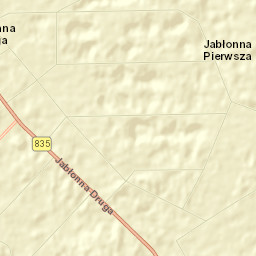 Jabłonna Street Map