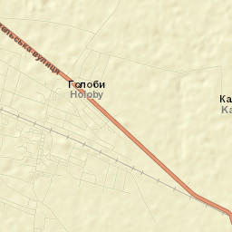 Hołoby Street Map