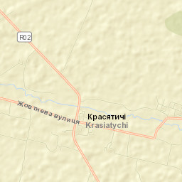 Krasyatychi Street Map