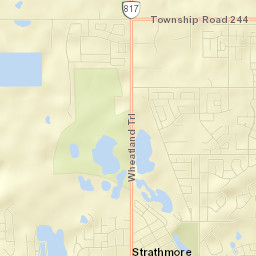 Strathmore Street Map