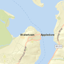 1 Chandlers Court, Bideford, Devon EX39 Street Map