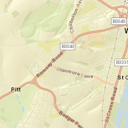 Winchester Street Map