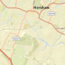 Horsham Street Map