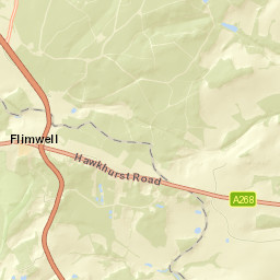 Flimwell Street Map
