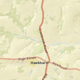 Hawkhurst Street Map