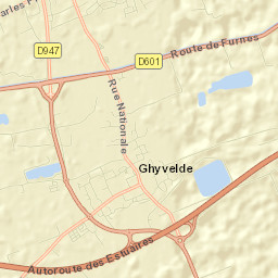 Ghyvelde Street Map