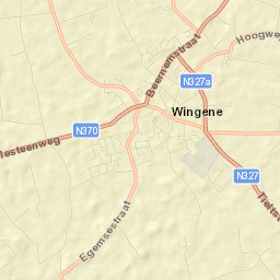 Wingene Street Map