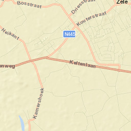 Zele Street Map