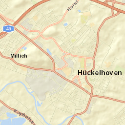 Hückelhoven Street Map