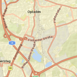 Opladen Street Map