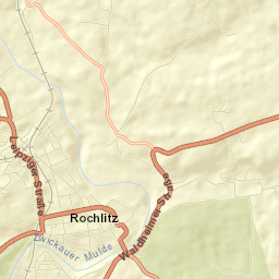 Rochlitz Street Map