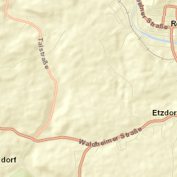 Roßwein Street Map
