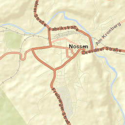 Nossen Street Map