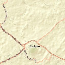 Stolpen Street Map