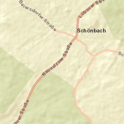 Schönbach Street Map